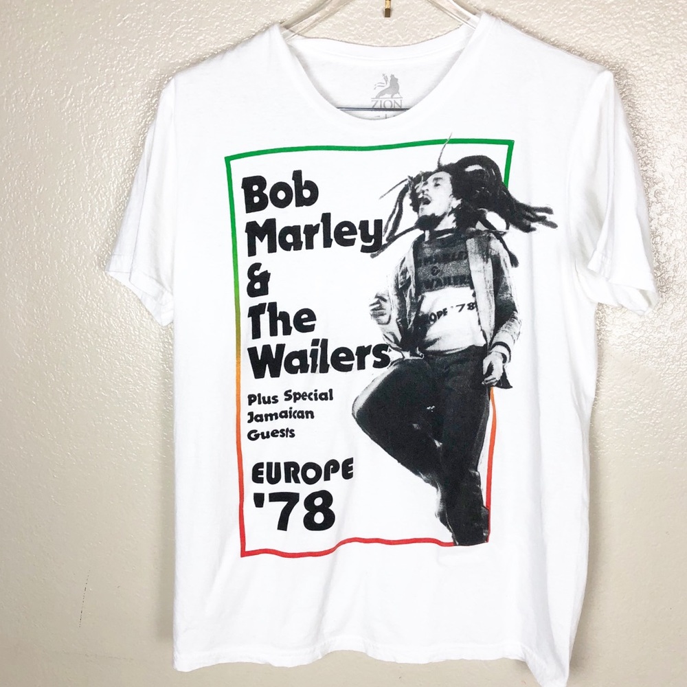 Bob Marley Graphic Tee Size Large
